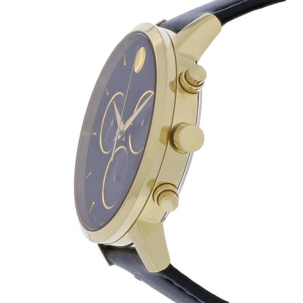 Movado Museum Classic Men's Gold Tone Chronograph Quartz Watch 0607779