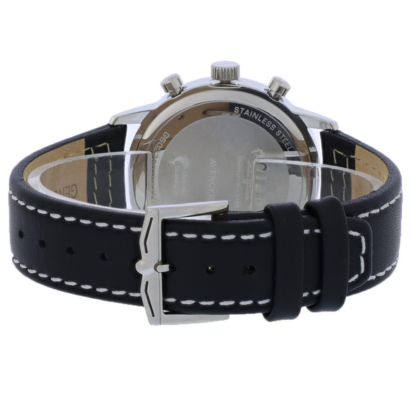 Rotary Avenger Men's Black Dial Stainless Steel Quartz Watch GS02730/04