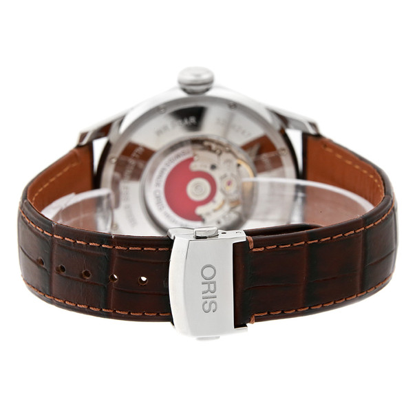 Oris Artelier Series Men's White Day/Date Swiss Automatic Watch 74576664051LS