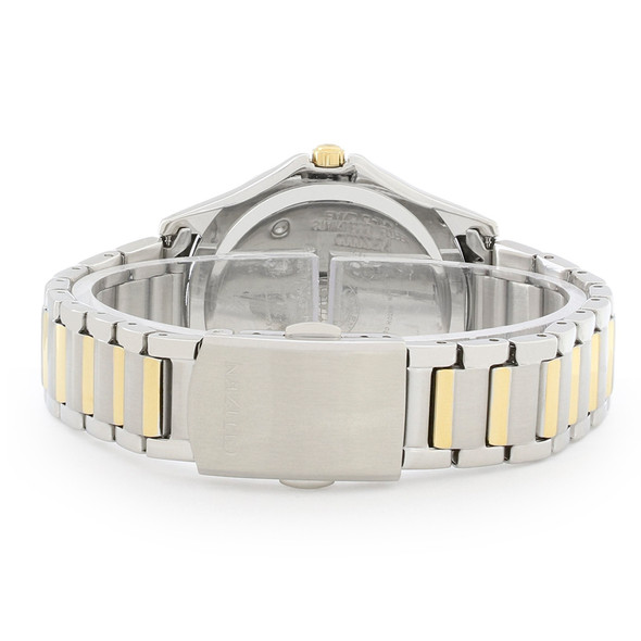 Citizen Eco DRV POV 2-Tone Stainless Crystal Women's Watch EM0234-59D