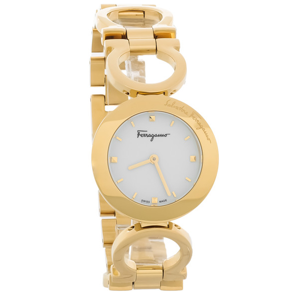 Salvatore Ferragamo Gancino Women's Gold PVD Stainless Quartz Watch SFYA00321