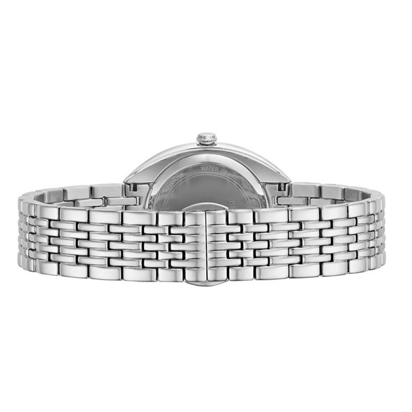 Bulova Classic Women's Black Dial 1/10ct Diamond Quartz Watch 96R252