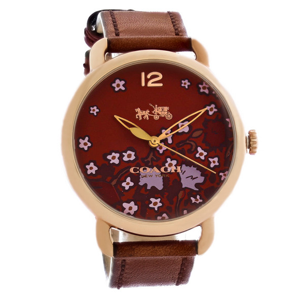 Coach Delancey Women's Rose Gold Plated Stainless Steel Quartz Watch 14502730