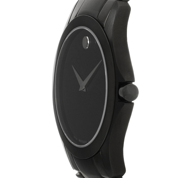 Movado Masino Men's Black PVD Swiss Quartz Watch 0607035