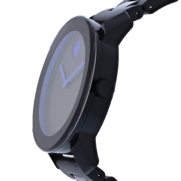 Movado Men's Bold Series Black/Blue Dial Swiss Quartz Watch 3600099