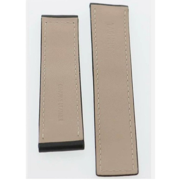 Tag Heuer Carrera 19mm Inlet Black Leather Watch Strap FC6201