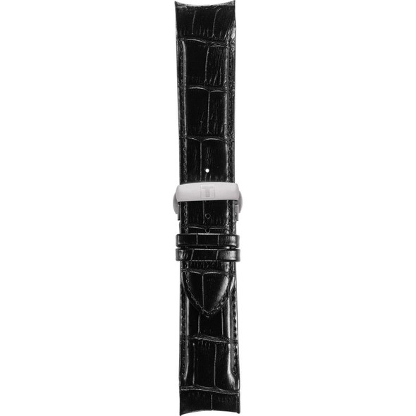 Tissot 24mm Black Leather Watch Strap T60004115