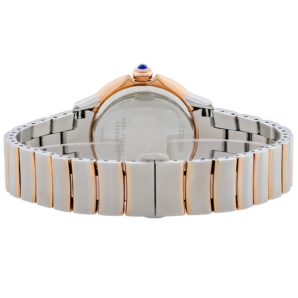Citizen Eco-Drive CECI Women's Diamond Two Tone Stainless Steel Watch EM0956-54A