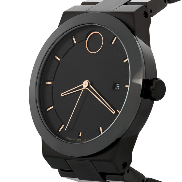 Movado Bold Fusion Men's Black ION PVD Stainless Quartz Watch 3600853