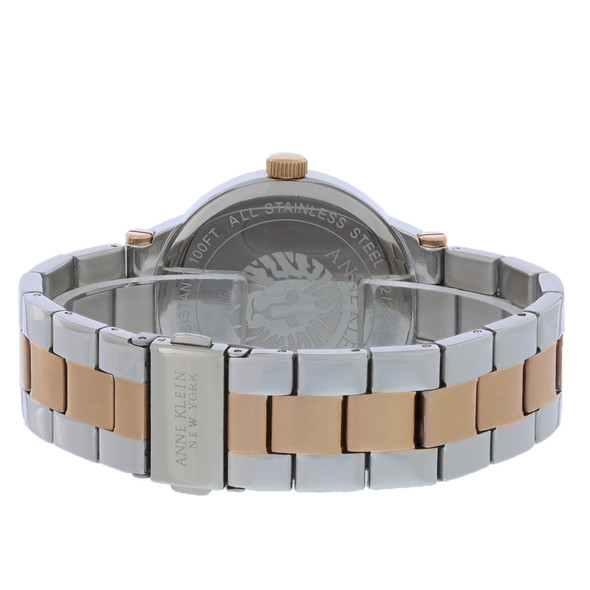 Anne Klein Women's Two-Tone Mother-of-Pearl Crystal Quartz Watch 12-2341MPRT