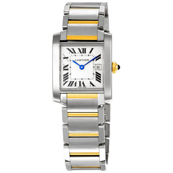Cartier Tank Francaise Midsize Two-Tone Women's Watch W51012Q4