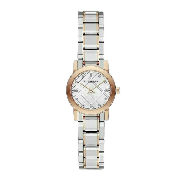 Burberry Women's The City Diamonds Two-Tone Rose Gold-Tone Quartz Watch BU9214