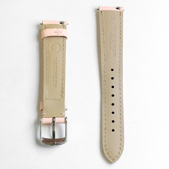 Michele Women's 16mm Salmon Leather Watch Band 301888602