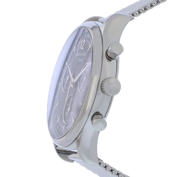 Movado Heritage Circa Series Men's Stainless Chronograph Quartz Watch 3650137
