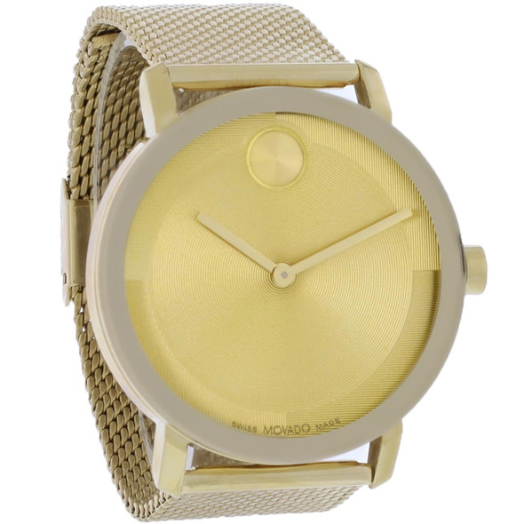 Movado Bold Evolution 2.0 Men's Gold Tone PVD Stainless Quartz Watch 3601073