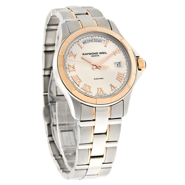 Raymond Weil Parsifal Men's Day/Date 2Tone Swiss Automatic Watch 2965-SG5-00658