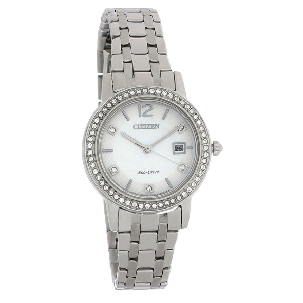 Citizen Eco-Drive Silhouette Women's Stainless Steel Crystal Watch FE1180-65D