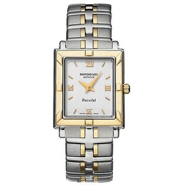 Raymond Weil Parsifal White Dial Two Tone Women's Watch 9730-STG-00307
