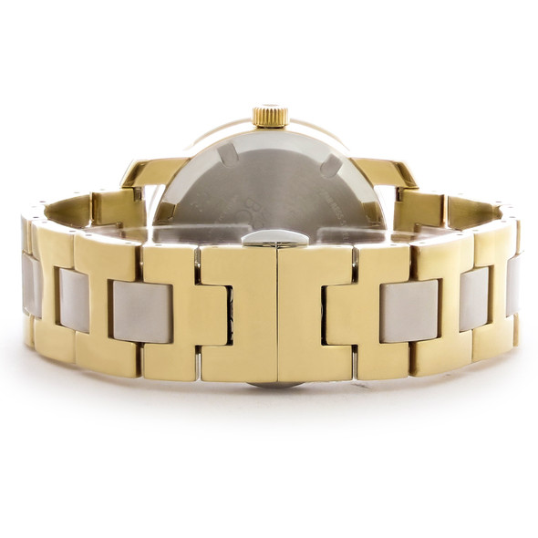 Movado Bold Women's Ceramic Gold Tone PVD Stainless Quartz Watch 3600785