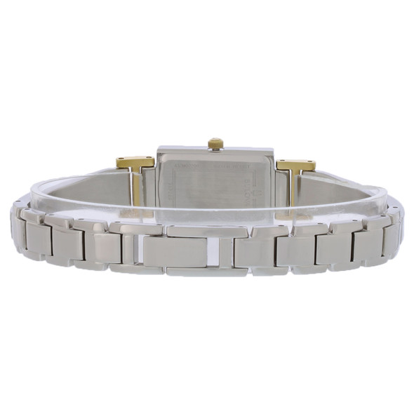 Bulova Classic Bangle Women's Two-Tone Stainless Diamond Quartz Watch 98P229