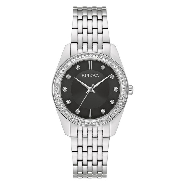Bulova Women's Quartz Silver-tone Stainless Steel Watch 96L317