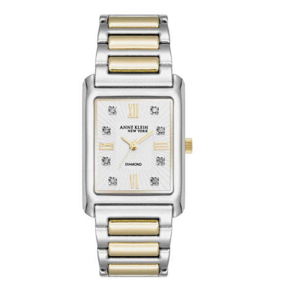 Anne Klein New York Gold Two-Tone Stainless Women's Quartz Watch 12/7745SVTT