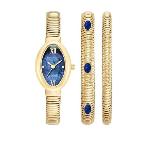 Anne Klein New York Women's Bracelet And Watch Set 12/7752BLST