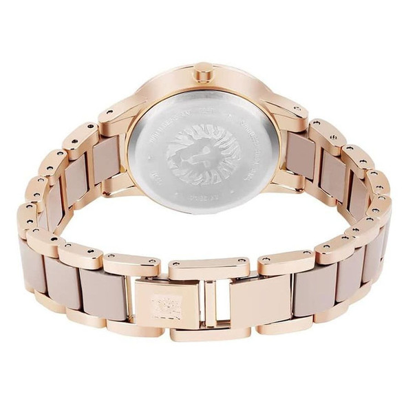 Anne Klein Ceramics Women's Quartz Two-Tone Ceramic Watch AK/3344TPRG