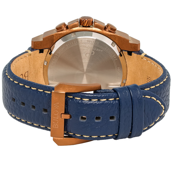 Bulova Champlain Precisionist Men's Bronze ION Plated Watch 97B186