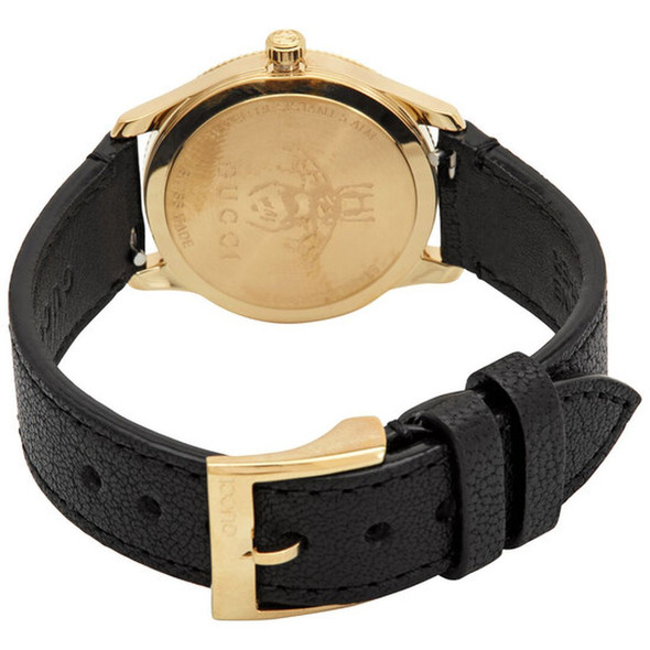 Gucci G-Timeless Women's Silver Dial Leather Quartz Watch YA1265023
