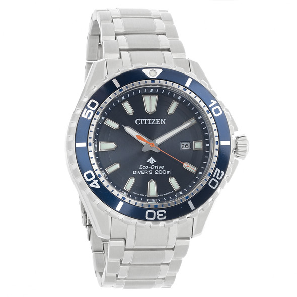 Citizen Eco Drive Men's Promaster Diver Stainless Steel Watch BN0191-55L