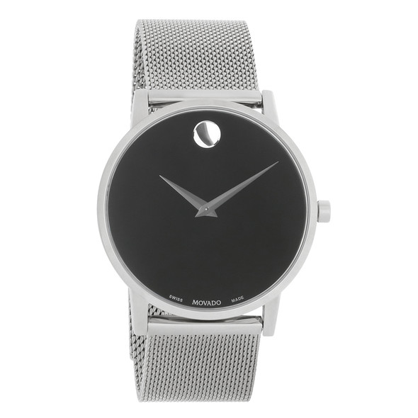 Movado Museum Classic Series Men's Black Dial Swiss Quartz Watch 0607219
