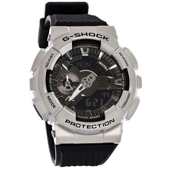 Casio G-Shock Stainless Steel Chronograph Quartz Watch GM110-1A