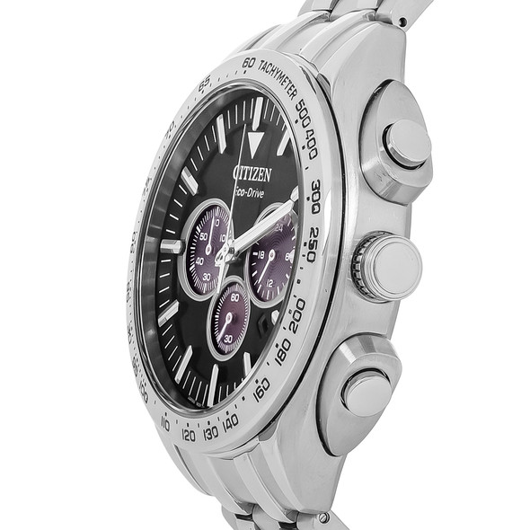Citizen Men's Carson Stainless Steel Chronograph Eco-Drive Watch CA4540-54E