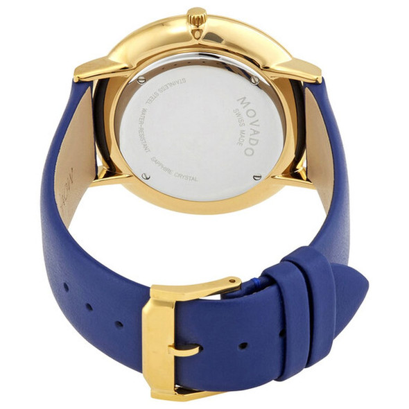 Movado Modern 47 Men's Blue Dial Leather Quartz Watch 0607254 Movado Modern 47 Men's Blue Dial Leather Quartz Watch 0607254