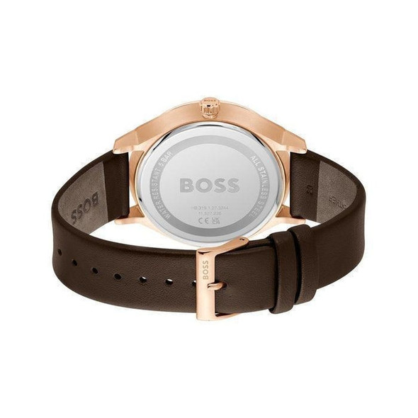Hugo Boss Tyler Men's Blue Dial Leather Quartz Watch 1514103 Hugo Boss Tyler Men's Blue Dial Leather Quartz Watch 1514103