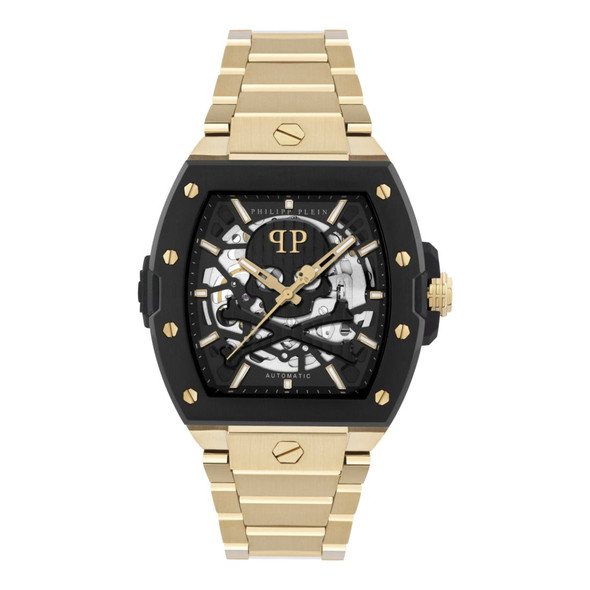 Philipp Plein The $keleton 2.0 Men's Automatic Watch PWJFA0625-GOLD1-OS Philipp Plein The $keleton 2.0 Men's Automatic Watch PWJFA0625-GOLD1-OS