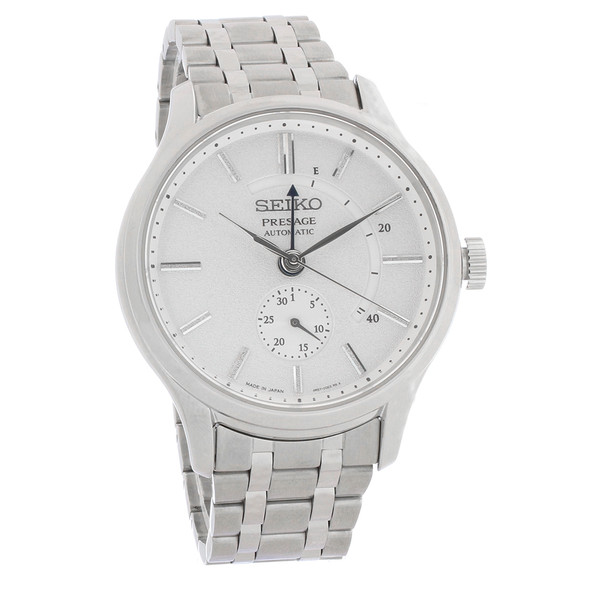 Seiko Presage Men's Power Reserve Stainless Automatic Watch SSA395