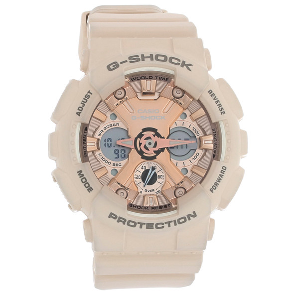 Casio G-Shock Ana/Dig World Time Women's Quartz Watch GMAS120MF-4A