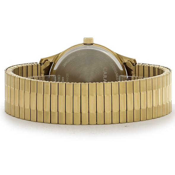 Caravelle by Bulova Men's Gold Tone Stainless Steel Quartz Watch 44B126