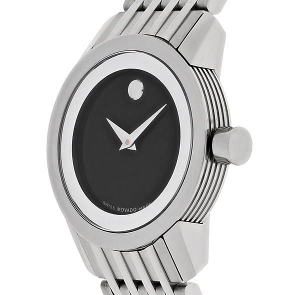 Movado Esperanza Women's Black Mirror Dial Swiss Quartz Watch 0606645