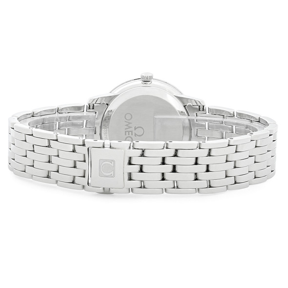 Omega DeVille Prestige Women's Diamond Swiss Quartz Watch 424.15.27.60.55.001