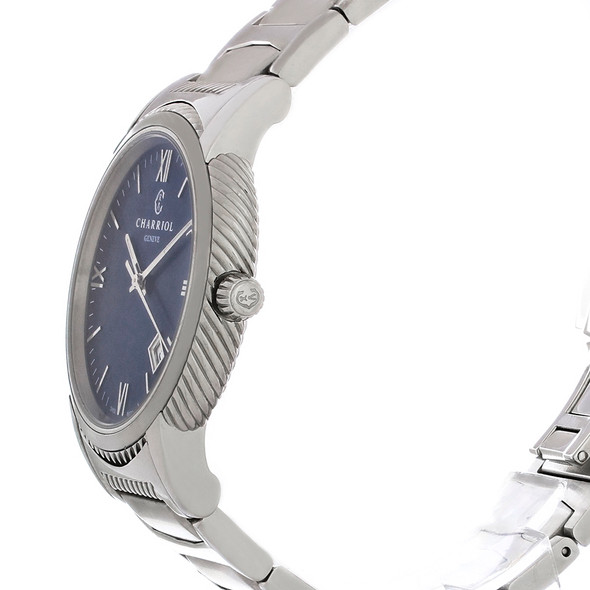 Philippe Charriol Parisii Men's Stainless Steel Quartz Watch P40S2.930.002