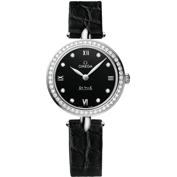 Omega De Ville Prestige Women's Black Dial Quartz Watch 424.18.27.60.51.001