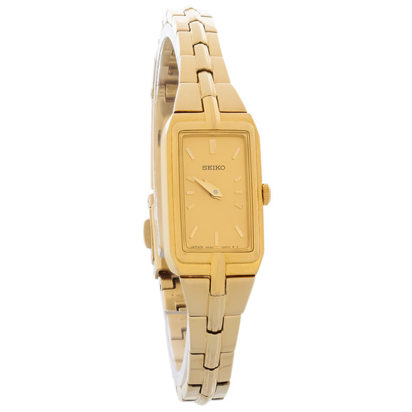 Seiko Women's Essential Gold Tone PVD Stainless Steel Quartz Watch SWR048