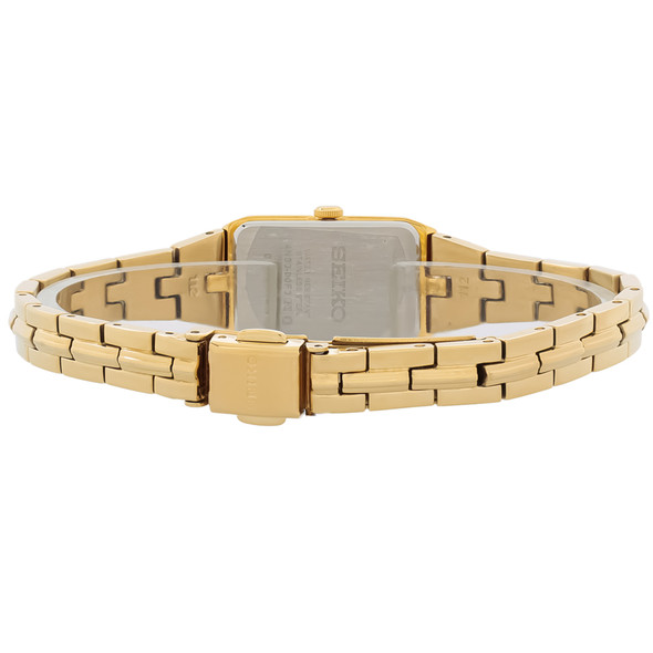 Seiko Women's Essential Gold Tone PVD Stainless Steel Quartz Watch SWR048