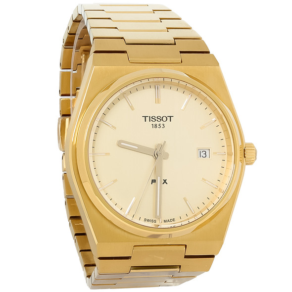 Tissot PRX Men's Gold Tone PVD Stainless Steel Quartz Watch T137.410.33.021.00