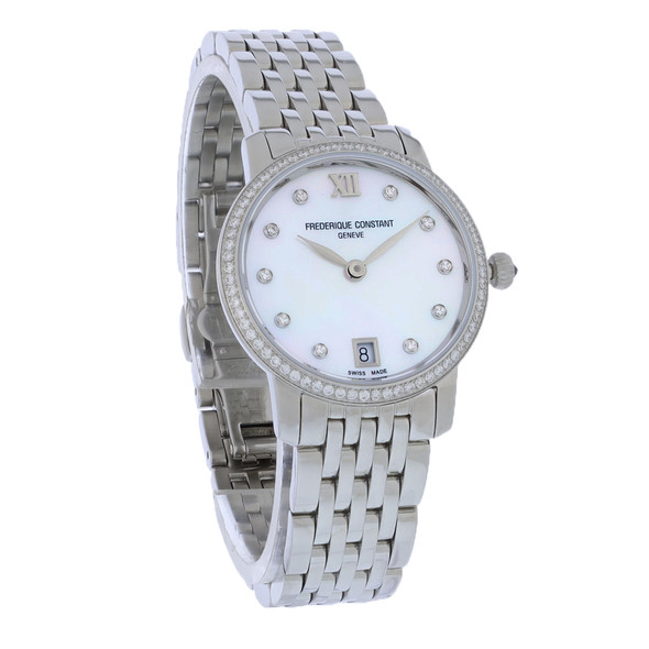 Frederique Constant Slimline Women's Quartz Watch FC-220MPWD1SD26B
