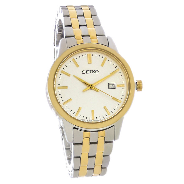 Seiko Essentials Women's 2-Tone Stainless Steel Quartz Watch SUR410