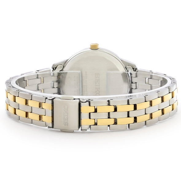 Seiko Essentials Women's 2-Tone Stainless Steel Quartz Watch SUR410